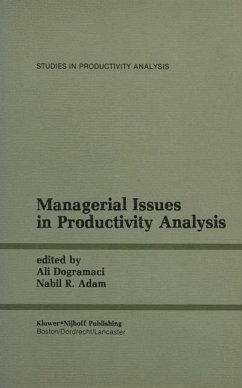 Managerial Issues in Productivity Analysis - Dogramaci, Ali / Adam, Nabil R. (Hgg.)