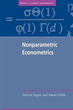 Nonparametric Econometrics - Pagan, Adrian; Ullah, Aman