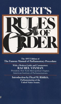 Robert's Rules of Order - Robert, Henry M