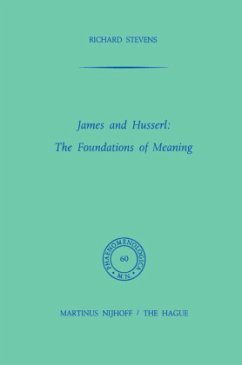 James and Husserl: The Foundations of Meaning - Stevens, R.