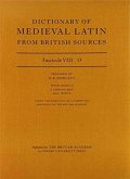 Dictionary of Medieval Latin from British Sources: Fascicule VIII: O