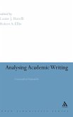 Analysing Academic Writing Analysing Academic Writing