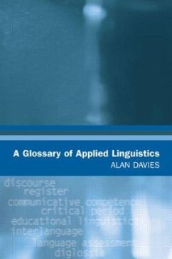 A Glossary of Applied Linguistics - Davies, Alan