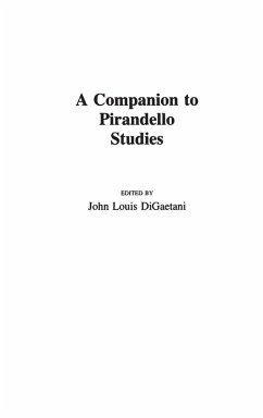 Cover A Companion to Pirandello Studies