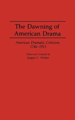 Cover The Dawning of American Drama