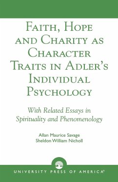 Faith, Hope and Charity as Character Traits in Adler's Individual Psychology - Savage, Allan Maurice; Nicholl, Sheldon William