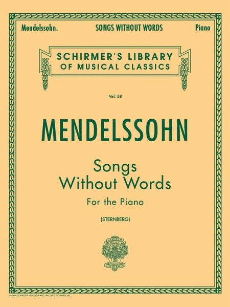 Songs Without Words Songs Without Words