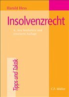 Cover Insolvenzrecht