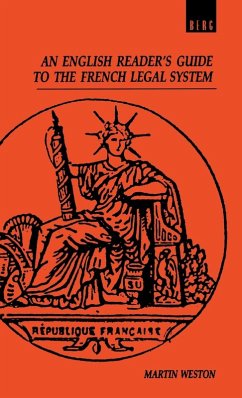 Cover An English Reader's Guide to the French Legal System