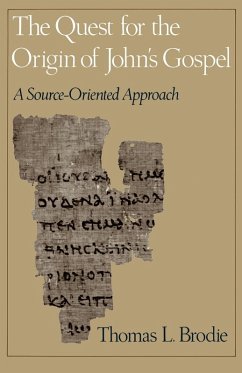 Cover The Quest for the Origin of John's Gospel