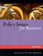 Policy Issues for Business - Suneja, Vivek (ed.)