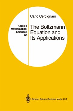 The Boltzmann Equation and Its Applications - Cercignani, Carlo