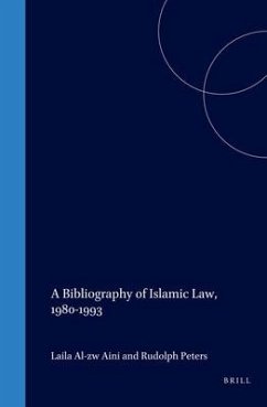 A Bibliography of Islamic Law, 1980-1993 - Al-Zwaini, Laila; Peters, Ruud