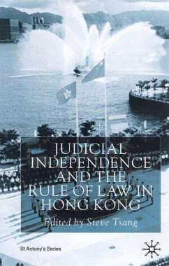 Judicial Independence and the Rule of Law in Hong Kong - Tsang, Steve