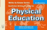 Write to Know: Nonfiction Writing Prompts for Elementary Physical Education