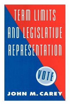 Term Limits and Legislative Representation - Carey, John M.