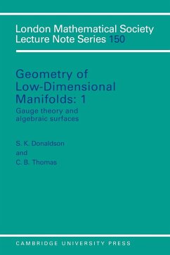 Geometry of Low-Dimensional Manifolds - Donaldson, S. K. / Thomas, C. B. (eds.)
