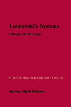 Le¿niewski¿s Systems - Rickey, V.F. / Srzednicki, J.T. (Hgg.)