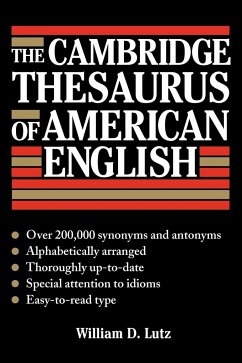 The Cambridge Thesaurus of American English - Lutz, William D.