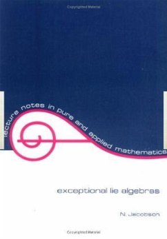 Exceptional Lie Algebras - Jacobson, N.; Jacobson, Nathan