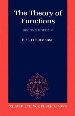 The Theory of Functions - Titchmarsh, E. C.; Titchmarsh, Edward C.