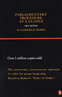 Parliamentary Procedure at a Glance: New Edition - Jones, O. Garfield