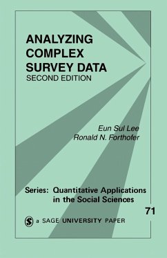 Analyzing Complex Survey Data - Lee, Eun Sul; Forthofer, Ronald N.