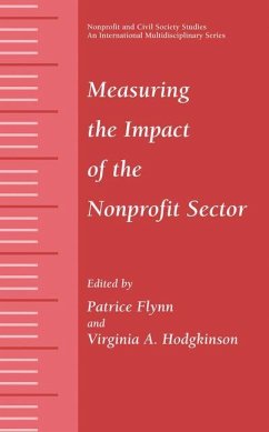 Measuring the Impact of the Nonprofit Sector - Flynn, Patrice / Hodgkinson, Virginia A. (Hgg.)