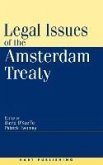 Legal Issues of the Amsterdam Treaty