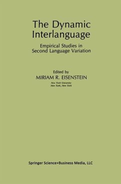 The Dynamic Interlanguage - Eisenstein, Miriam R. (Hrsg.)