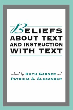 Cover Beliefs About Text and Instruction With Text
