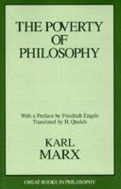 The Poverty of Philosophy - Marx, Karl