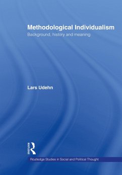 Methodological Individualism - Udehn, Lars