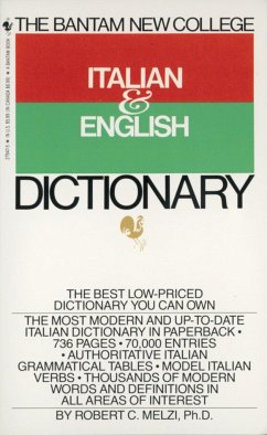 The Bantam New College Italian & English Dictionary - Melzi, Robert C