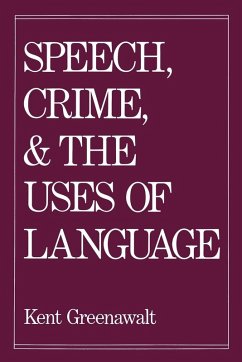 Cover Speech, Crime, and the Uses of Lanuage