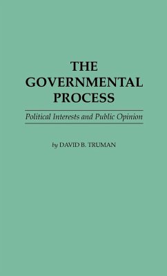 The Governmental Process - Truman, David Bicknell