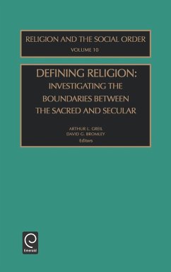 Defining Religion - Greil, Arthur L. / Bromley, David (eds.)