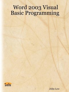 Word 2003 Visual Basic Programming - Low, John