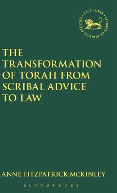 Cover The Transformation of Torah from Scribal Advice to Law