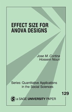 Effect Size for Anova Designs - Cortina, Jose M; Nouri, Hossein; Cortina, Jos M