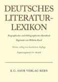Deutsches Literatur-Lexikon / A - Bernfeld / Deutsches Literatur-Lexikon Ergänzungsband I