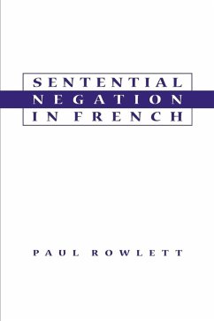 Sentential Negation in French - Rowlett, Paul