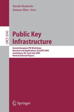 Public Key Infrastructure - Chadwick, David / Zhao, Gansen (eds.)