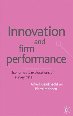 Innovation and Firm Performance - Kleinknecht, Alfred