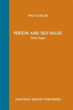 Person and Self-Value - Scheler, Max