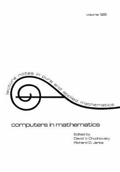 Computers in Mathematics - Chudnovsky, D V; Jenks, R D; Chudnovsky