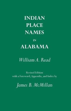 Indian Place Names in Alabama - Read, William A