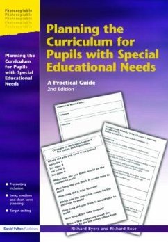 Planning the Curriculum for Pupils with Special Educational Needs - Byers, Richard; Rose, Richard (University of Northhampton, UK.)