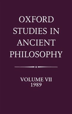 Oxford Studies in Ancient Philosophy - Annas, Julia (ed.)