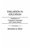 Evaluation in Education